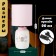 Board "cat" E14 40W white-pink 13x13x27 cm