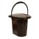 Bucket-bucket, h = 40 cm, 13 l, with a removable pen, brown