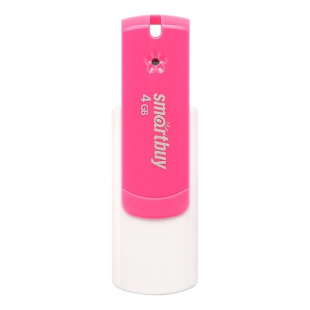 Flash drive Smartbuy 4GBDP, 4 GB, USB2.0, th Up 25 MB/s, PBU up to 15 Mb/s, pink-1