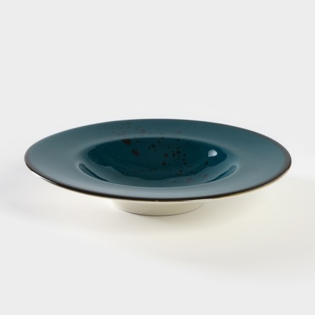 Ceramic plate for paste "turquoise", d = 29 cm