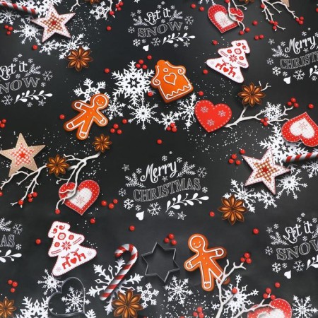 Glossy packaging paper "First Snow", 70 x 100 cm, 1 sheet-3