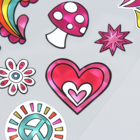 Sticker Plastic Holography "Pictures" 29x11 cm-2