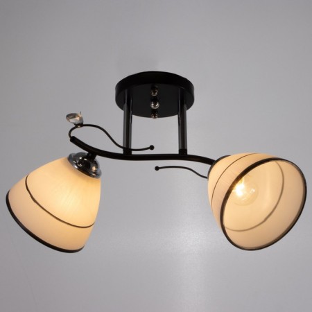 Chandelier 2002/2 E27 60W black+chrome 44x26x25 cm Bayerlux-1