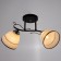 Chandelier 2002/2 E27 60W black+chrome 44x26x25 cm Bayerlux