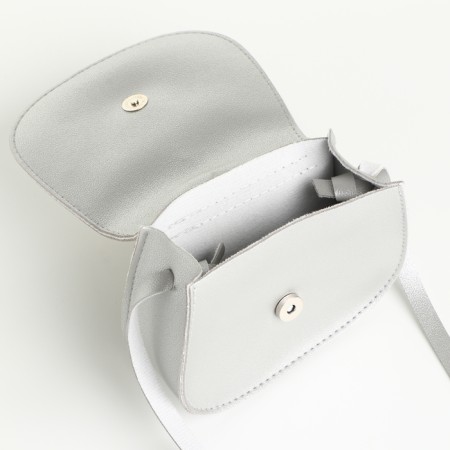 Baby bag on a valve, silver color-2