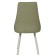 Lyon chair, velor tenerife nephritis / white metal