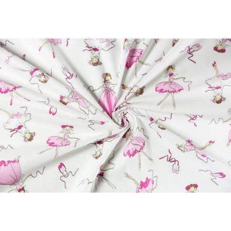Sheet, size 150 × 210 cm, ballerina print-1