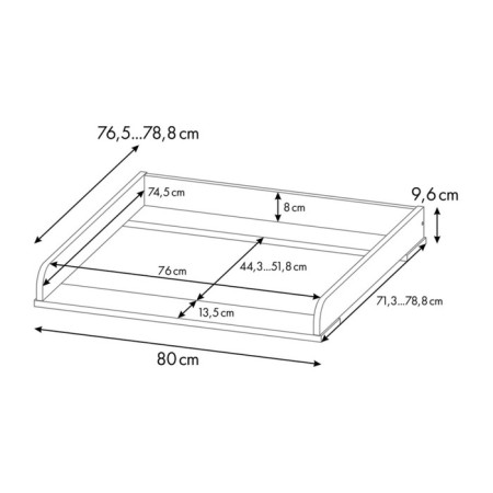 Polini Kids swaddling frame for a mosque universal, white color-5