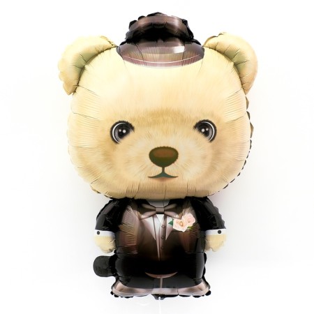 Foal balloon 32 "Bear in a suit", an animal figure