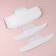 Protective liners from sweat and pollution, set - 10 pcs, on a glue base, 24.7 × 6.8 × 0.1 cm, beige color