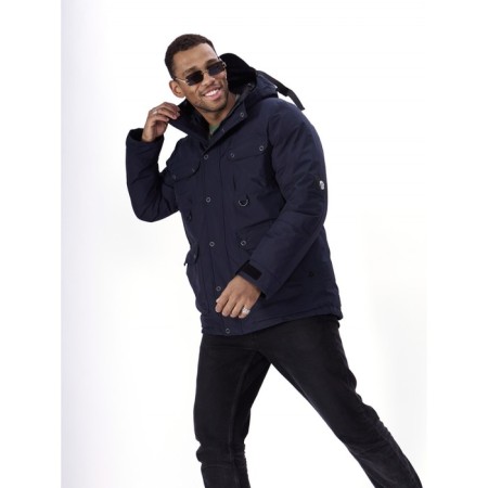Ski jacket men's, size 54, the color is dark blue-14