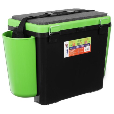 Winter Helios Fishbox 19 L box, single -section, green color-3