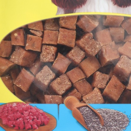 "Village goodies" for dog training, quail and chia seeds, 90 g-3