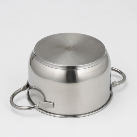Classic-Prima pan, 1.75 l, d = 16 cm, glass cover, with a heat distribution layer, induction-2