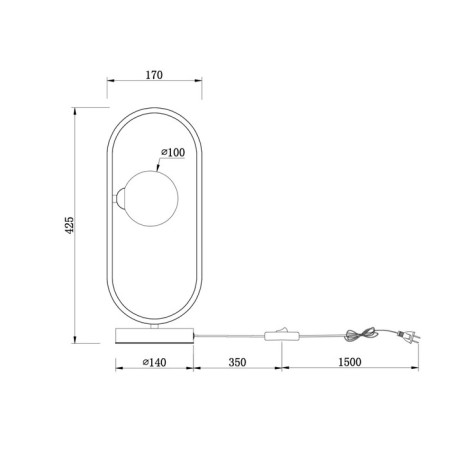 Freya Fr5233TL-01BS Inversion, 170x140x425 mm, G9, 1x25W, brass color, brass-10