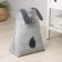 Organizer for storage Funny "Hare-Ochkarik", 42 × 24 × 58 cm, 15 l, color gray color