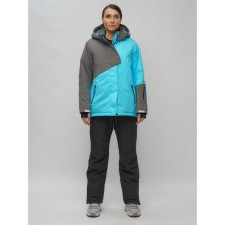 Ski suit female, size 56, blue color