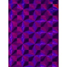Self -adhesive film Color Decor 1009 holographic square violet 0.45x8.0