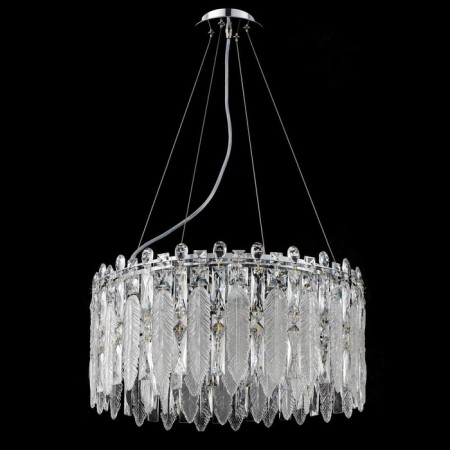 Crystal chandelier Gerhort G22046/8SN+CL+WT, 8x40W, E14, 85x50x50 cm, color gray-1