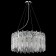 Crystal chandelier Gerhort G22046/8SN+CL+WT, 8x40W, E14, 85x50x50 cm, color gray