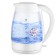 Electric kettle Brayer 1024BR-BK, glass, 2 l, 2200 watts, white