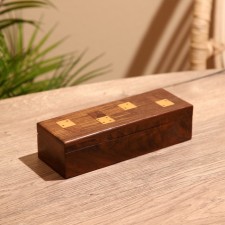 Игра настольная "Домино" 20х7х5,5 см, дерево шишам