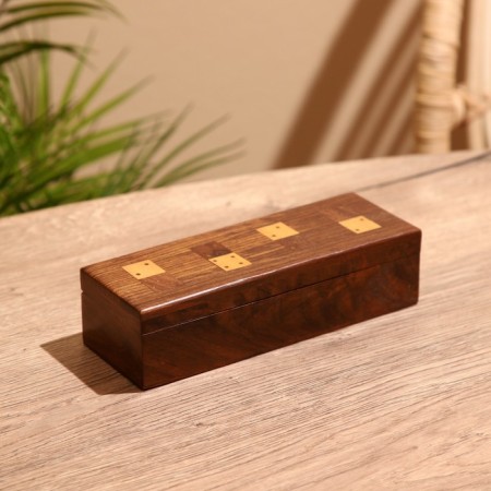 Game table "Domino" 20x7x5.5 cm, tree shisham