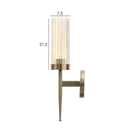 Bra "Levona" E27 40W gold 43x12x12cm-3
