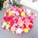 Decor for creativity "Pomponchiki. Pink cloud" d = 1-3 cm set 135 pcs
