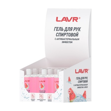 Lavr hand gel "Alcohol watermelon", 50 ml-1
