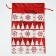 Boach Gift brocade "New Year ornament", red, 20 x 30 cm, new year