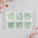 Decor for creativity Glass "Rhinas. Green" d = 2-4.8 mm nr 1188 pcs 6x8x1.5 cm