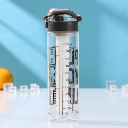 Water bottle with Urban flask, 600 ml, 6.8 × 8.3 × 24.5 cm, tritan, mix color-3