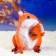 Garden figure "Squirrel with acorns" 24cm