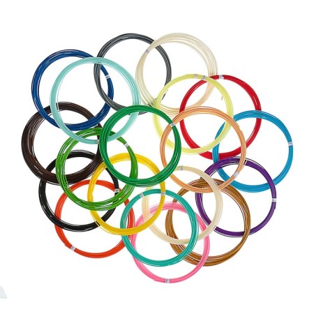 UNID ABS-20 plastic, for 3D pen, 10 m, 20 colors in a set-1