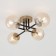 Ceiling chandelier Citilux "Pamela" CL144145, 4x40W, E14, colorful color