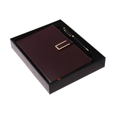 Deliciper is low, PVC cover, A5 format, 140 sheets, cage, with a handle, gift box, mix-2