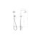 The Lemark Minima LM3862C shower system, single -leaf, tropical shower, watering can, soap dish, chrome 906867