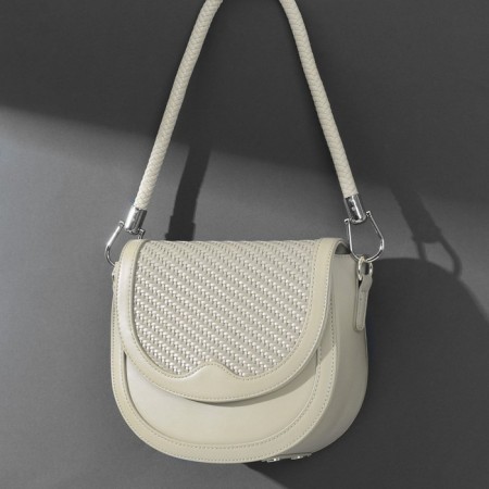 Handle for bag, 55 cm, milk color-3