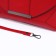 Female bag on a magnet, red color
