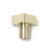 Furniture button “Heart” handle, satin gold color