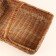 Wicker basket, 46x37x28 cm, rattan