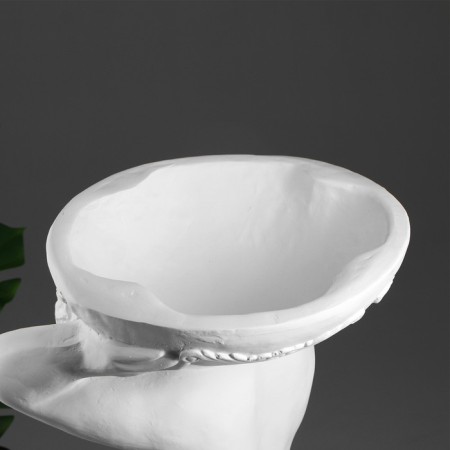 Figure with Kashpo "Titan" White, 4l / 40x70x42cm-4