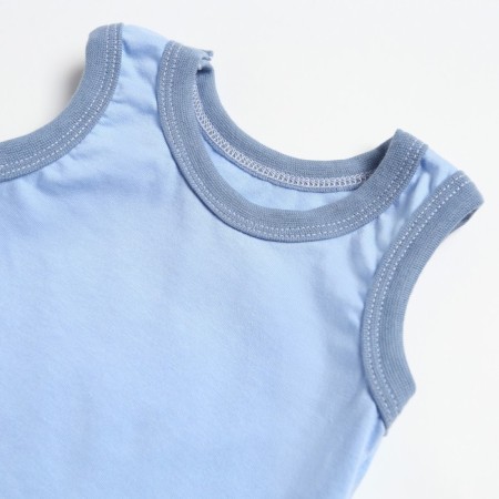 Kit (T -shirt, panties on the diaper) for children, blue color, height 62 cm-1