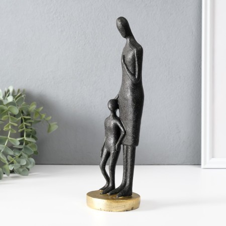 Souvenir Polystone "She is always near" Black 7.5x8.5x28 cm-1