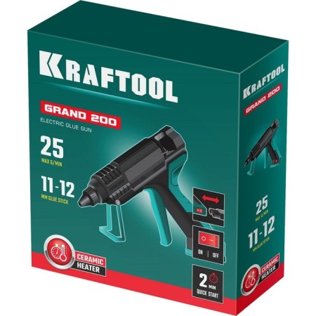 Glue gun Electric Kraftool Grand 200, D 11-12 mm 25 g/min-10