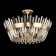 The lamp on the Citilux "Westeros" CL307183, 8x60W, E14, brown color