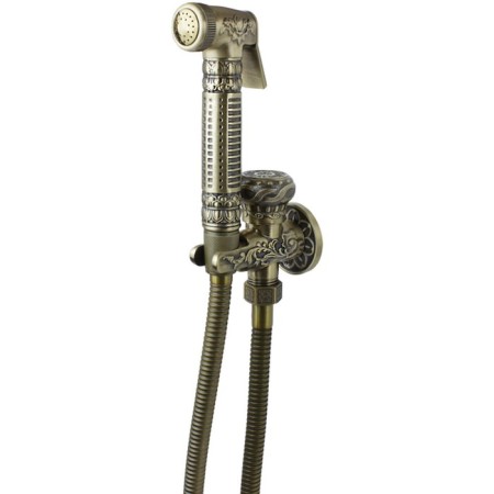 Mixer for bidet for one water Bronze de Luxe Royal 10235, valve, wall, bronze-2