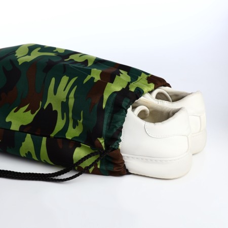 Back for shoes on the lace, green color/camouflage-3