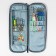 Penal for knitting "Flowers", 1 compartment, 8 pockets, 40 × 15 × 2.5 cm, purple/white color